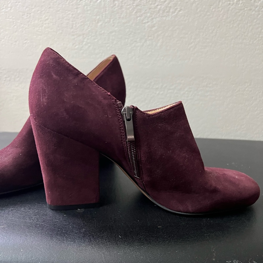 Franco Sarto Bootie Women Ankle Boots Block Heel size 9.5